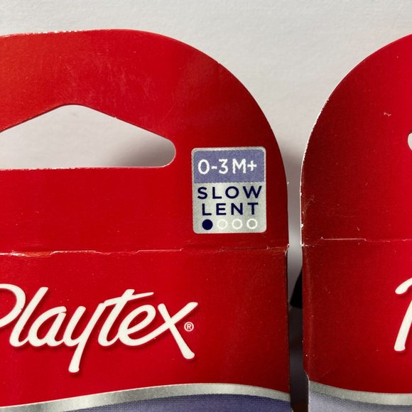 Playtex NaturaLatch Slow Flow Silicone Nipples Baby Bottle 0-3M+ (4) 2 Packs - Picture 7 of 15